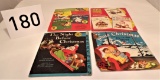 4 Vintage Children's Christmas 45's