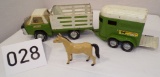 Nylint Sears Farm Truck and Trailer with Horse