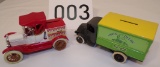 2 Ertl Truck Banks