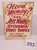Jess Young Credit Service Sign
