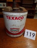 5 Gallon Texaco Oil Can
