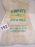 Albright's Feed Mill Bag