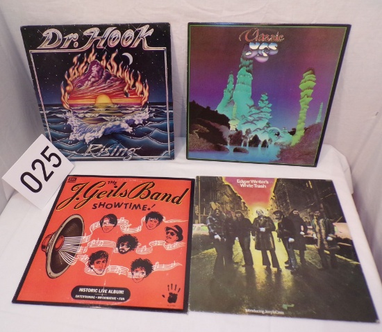 Record LOT- Yes, Dr. Hook, Edgar Winter, The J. Geils Band