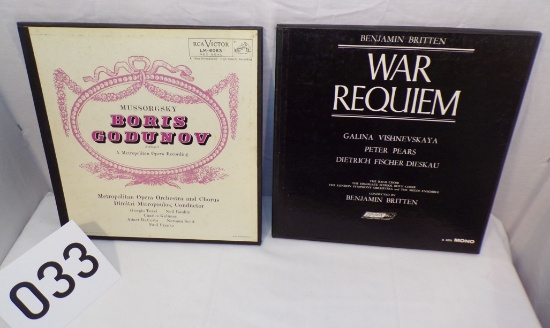 Boris Godunov and Benjamin Britten LOT