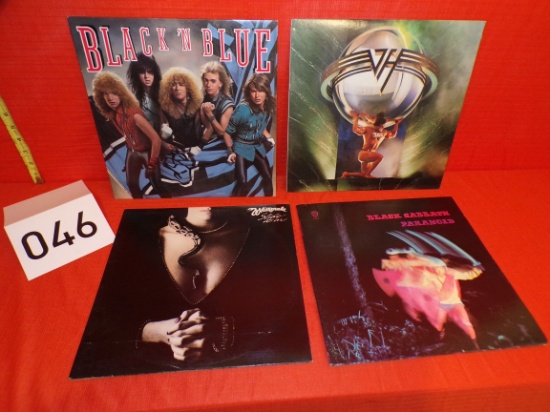 Record LOT- Black N Blue, Van Halen, Whitesnake, Black Sabbath