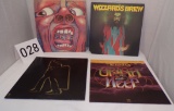 Record LOT- In the Court of the Crimson King, Roy Wood's Wizzard Brew, Uriah Heep, T. Rex
