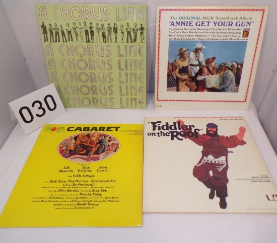 Record LOT- Annie Get Your Gun, A Chorus Line, Fiddler on the Roof, Cabaret