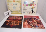 Record LOT- Camelot, Carnival, Hit Songs from Doctor Zhivage, Carousel