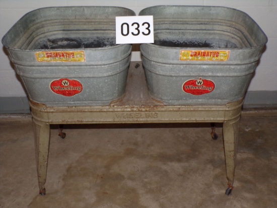 Vintage wash tubs