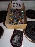 Vintage marbles with original bag