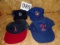 4 Vintage Baseball Snapback hats