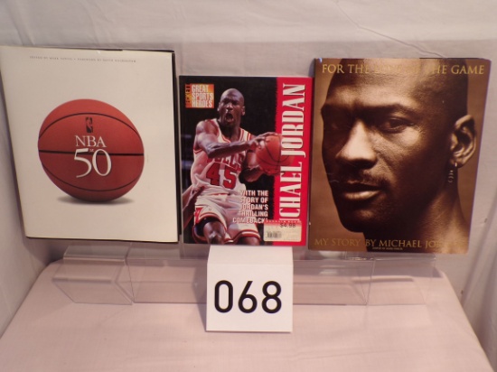 3 Basketball hardback books