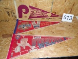 3 Philadelphia Phillies pennants