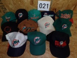12 Miami Dolphins hats