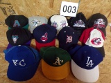 Lot of 12 MLB hats