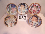 5 Baseball Player plates