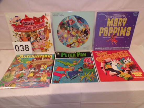 Lot of 6 children's records