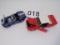2 1/18 Scale Ford Cars
