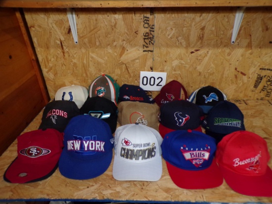 Lot Of 15 Nfl Hats