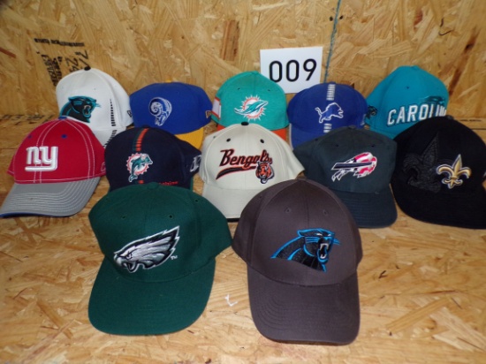 Lot Of 12 Nfl Hats