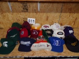 Lot Of 18 Ncaa College Hats