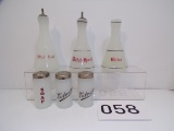 6 Vintage Apothecary Bottles