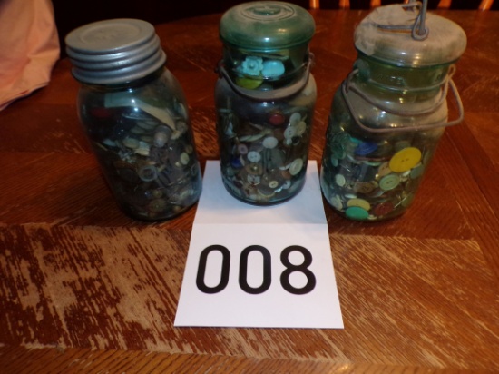 3 Jars of Buttons