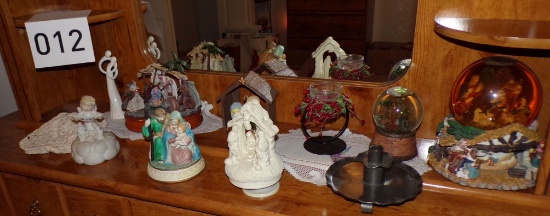 Lot of Snow Globes, Music Boxes, and Misc.