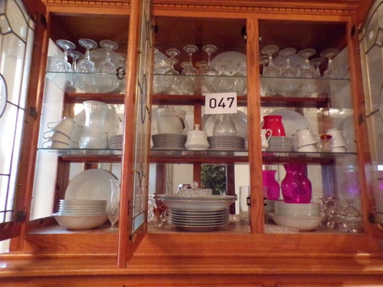 China Hutch Contents Top & Bottom