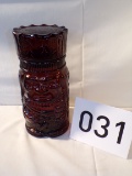 Vintage Amber Jar