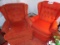 2 Orange Chairs