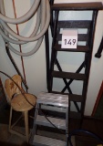 2 Step Ladders and Metal Chair