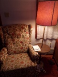 Vintage Chair and Floor Lamp