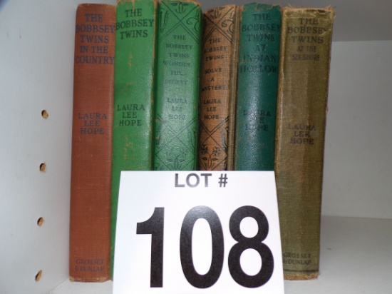 Lot of 6 The Bobbsey Twins Books