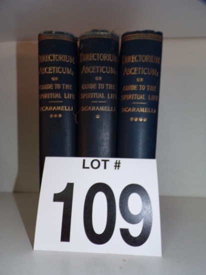 Lot of 3 The Directorium Asceticum or Guide to the Spiritual Life