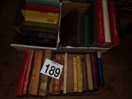 3 Boxlots of books
