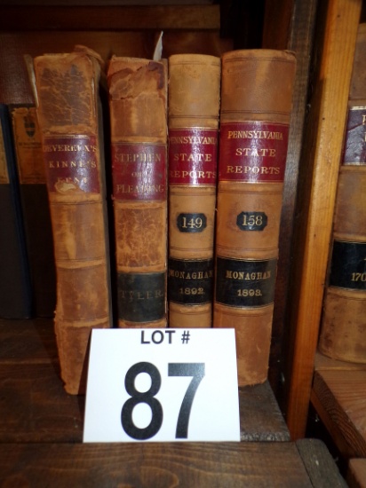 Lot of 4 Law books