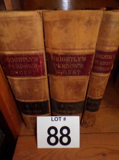 Lot of 3 Law books