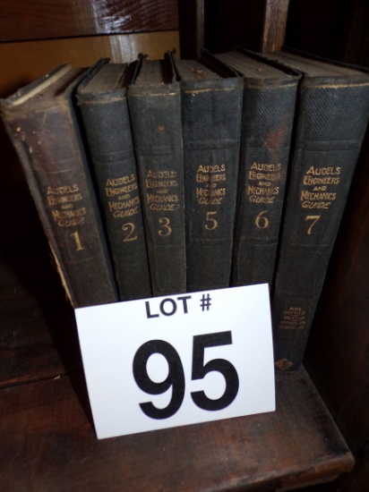 Lot of 6 Audels Engineers and Mechanics