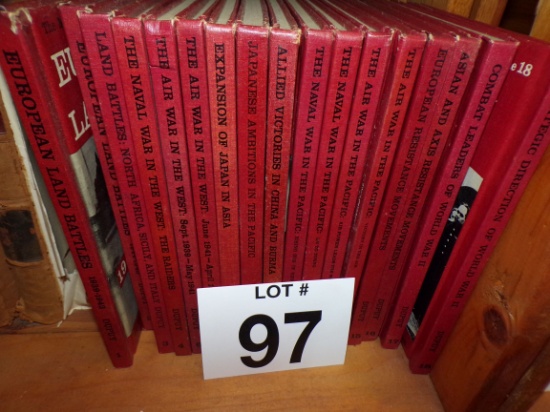 Lot of 17 The Military History of World War II