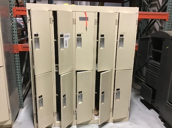 10 COMPARTMENT LOCKER UNIT