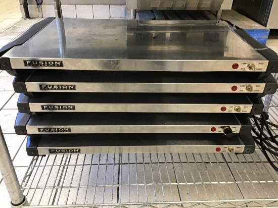FUSION STAINLESS STEEL HEATED SHELF WARMER