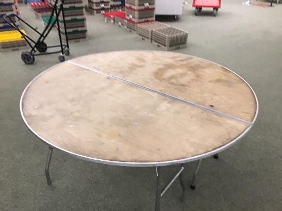 60" ROUND TWO-PART BANQUET TABLE