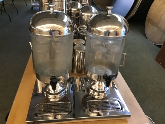 DUAL COLD BEVERAGE DISPENSER