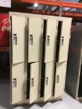 8 COMPARTMENT LOCKER UNIT
