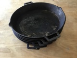 CAST IRON CASSEROLE DISHES