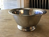 STAINLESS STEEL PEDESTAL FOOTED BOWL