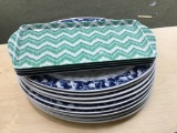 MELAMINE SERVING TRAYS