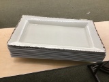 RECTANGULAR MELAMINE SERVING TRAYS