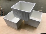 BON CHEF SQUARE BOWLS
